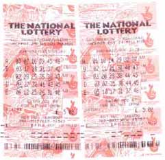 two lottery tickets