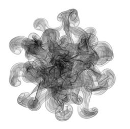 <i>Droplet #7</i>, Mark Stock, digital art.
Reproduced with kind permission of the artist.