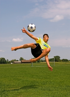 A footballer