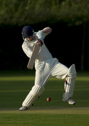 A cricket batsman
