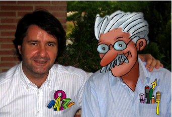 JosÃ©-Manuel Rey, left, and Gianni Peg.