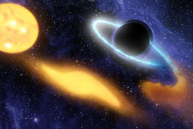 A black hole