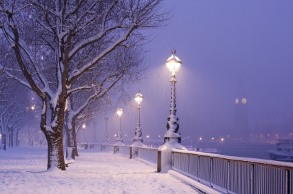 Snow in London